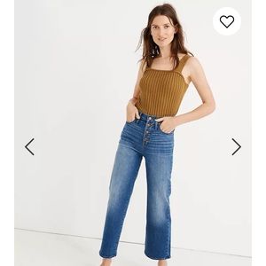 Madewell slim wide leg in Olympia wash